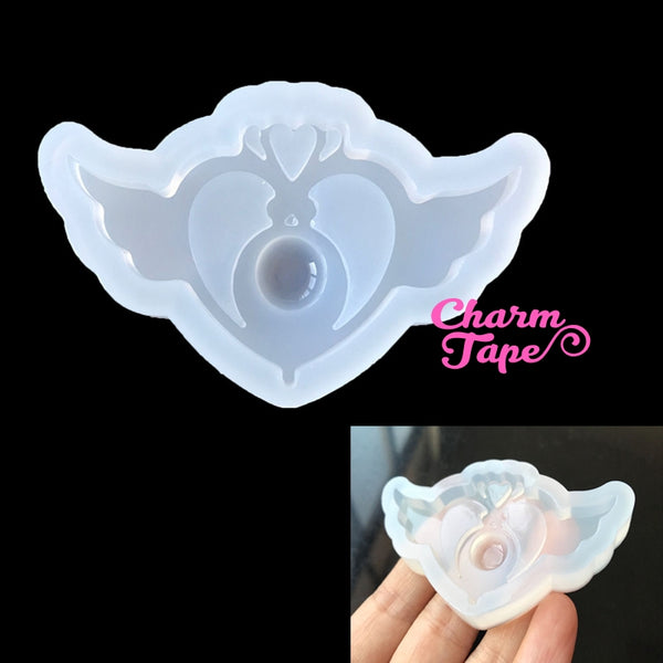 Sailor Moon Crisis Silicon mold flexible, for polymer clay, resin jewelry Q156