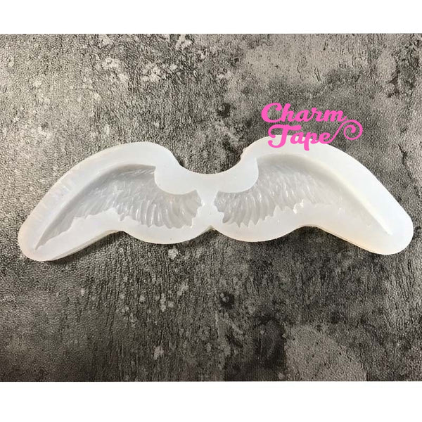 Angel Wings charm Silicon mold flexible, for polymer clay, resin jewelry Q124