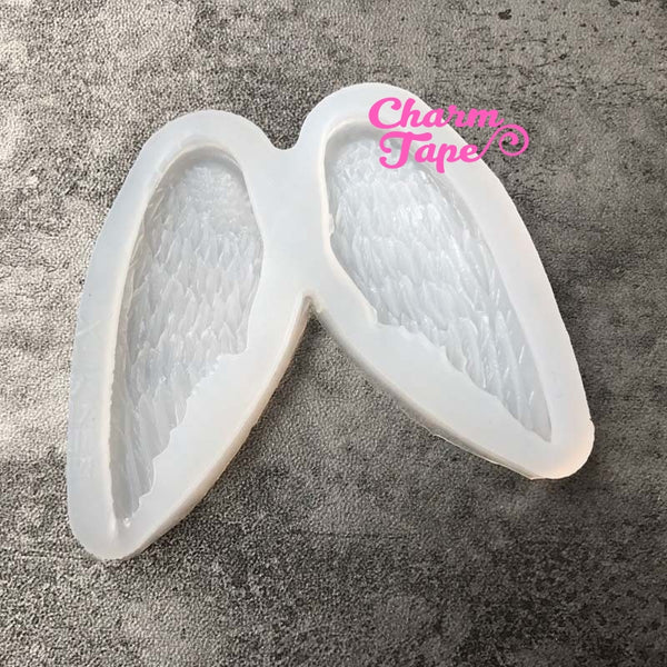 Angel Wings charm Silicon mold flexible, for polymer clay, resin jewelry Q125