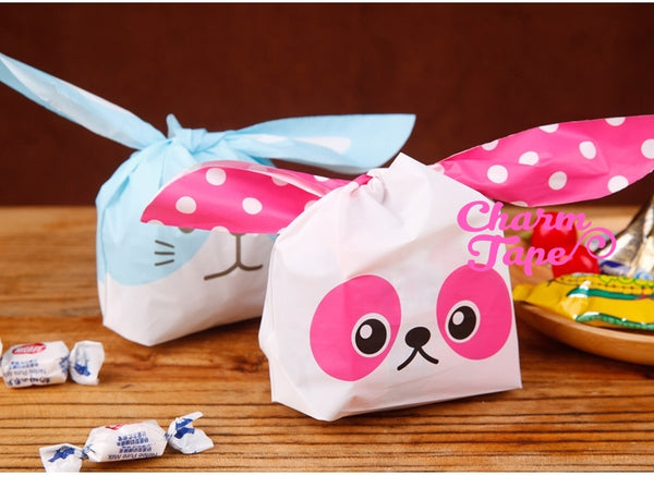 Cute Raccoon Bags // Cello Bags // Party Bags Set of 25bags CB29