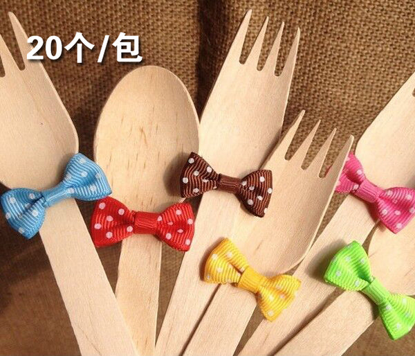 20pcs Ribbon Bow Twist Ties Polka dots Tie for Cookie Candy Bags Gift Wrap Packaging
