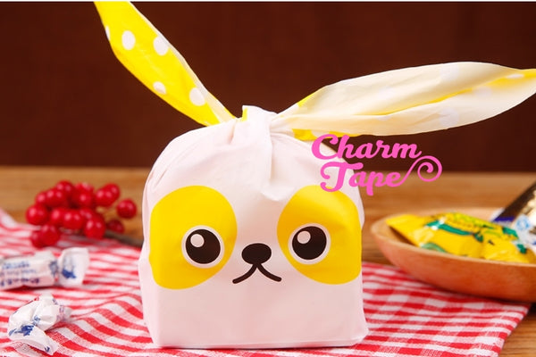 Cute Raccoon Bags // Cello Bags // Party Bags Set of 25bags CB29