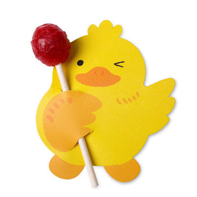Baby Duck Lollipop / Pencil Holder - Party Favor - Thank You Gift 48-50 Lollipop Covers