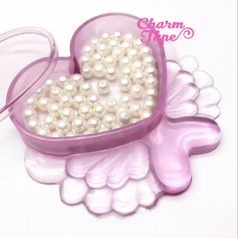Heart Trinket Box Silicone Mold | Winged Heart Box Mold | Container Mold | uv Resin (12cm x 10.5cm) S165