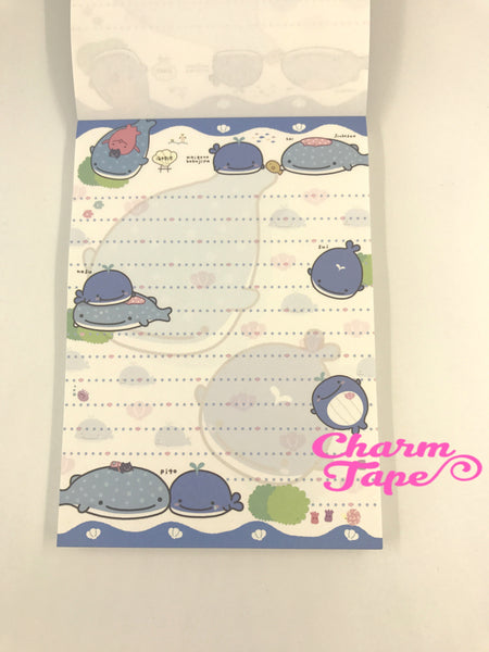 Jinbesan Whale shark Big Memo Pad by San-x from Japan