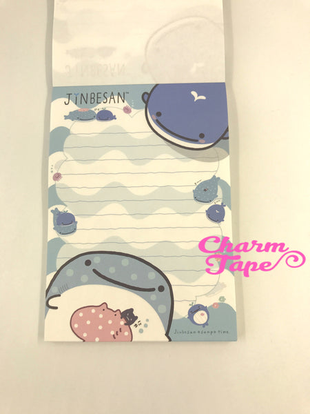 Jinbesan Whale shark Big Memo Pad by San-x from Japan