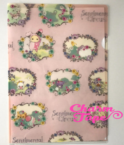 San-x Sentimental Circus A4 plastic file folder
