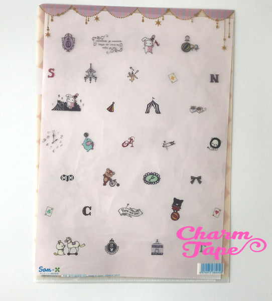 San-x Sentimental Circus A4 plastic file folder