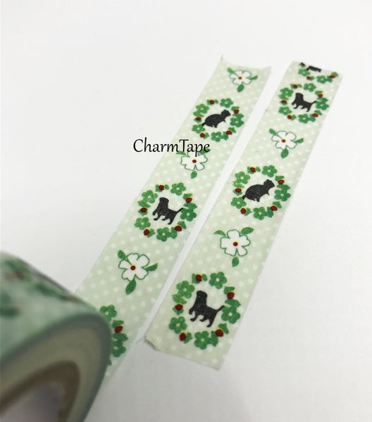 Washi Tape - Animal Silhouette 15mm x 8 meters WT583 - CharmTape - 4