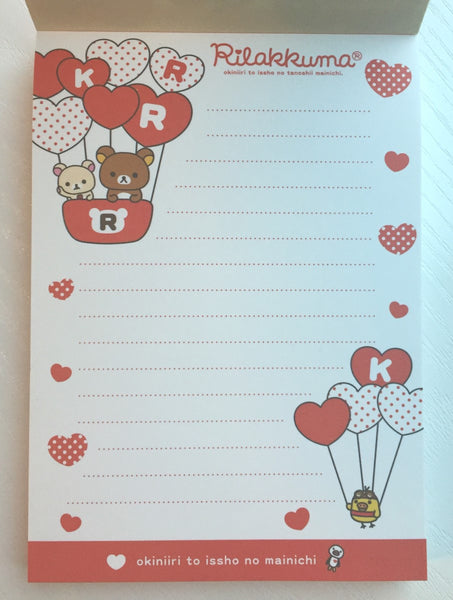 Rilakkuma Bear Big Memo Pad by San-x from Japan - CharmTape - 3