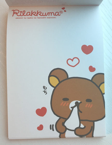 Rilakkuma Bear Big Memo Pad by San-x from Japan - CharmTape - 4