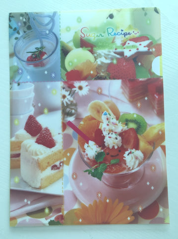 San-x Sugar Recipe A4 plastic file folder - CharmTape - 1