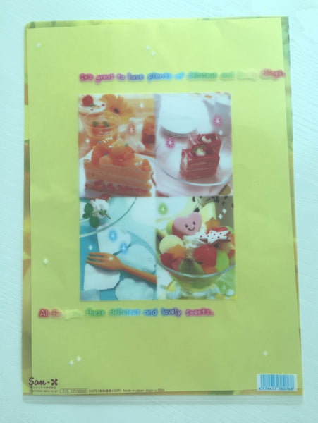 San-x Sugar Recipe A4 plastic file folder - CharmTape - 2