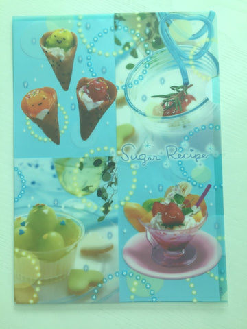 San-x Sugar Recipe A4 plastic file folder - CharmTape - 1