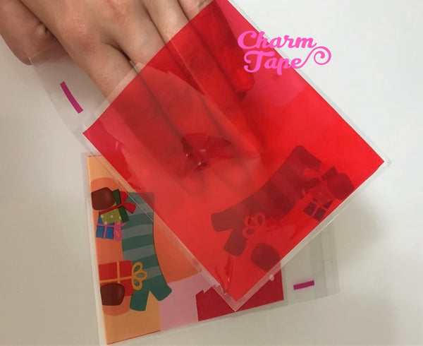 Cute Rudolf reindeer Gift Bags Cello Self-adhesive Cookie bag - Favors Party bags 20/50 bags CB66