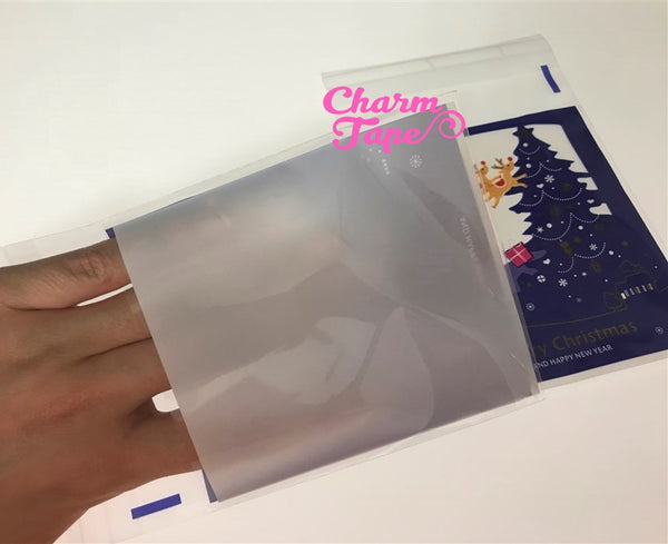 Santa Claus Midnight Blue Gift Bags Cello Self-adhesive Cookie bag - Favors Party bags 20/50 bags CB64