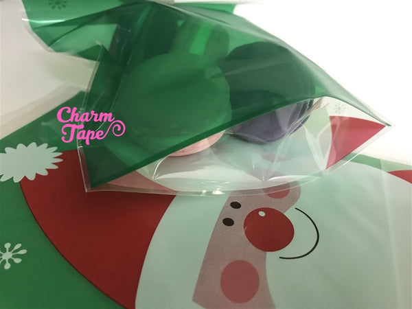 Festive Santa Claus Gift Bags Cello Bag - Party bags Set of 20/50/100 14x20 cm CB32