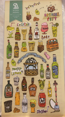 Oktoberfest Beer Deco sticker art stickers - Sonia1 Sheets SS2021 - CharmTape - 1