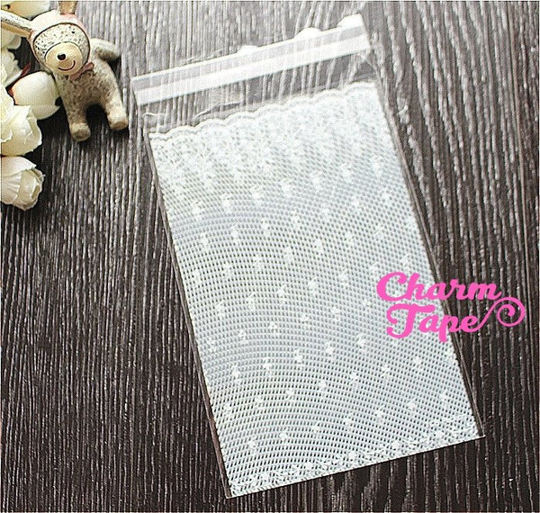 Lace Cello Bags // Poly Bags // Self Sealing bags // Wedding Favor Bags // Party Bags Set of 20 bags CB15