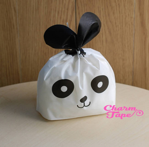 Panda Bear Bags // Cello Bags // Party Bags // Self Sealing bags Set of 25bags CB20 15x18x6 cm